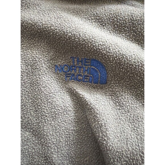 The North Face 1/4-zip quarter zip fleece Asphalt Grey Heather Boys Large 14/16 - Picture 2 of 6